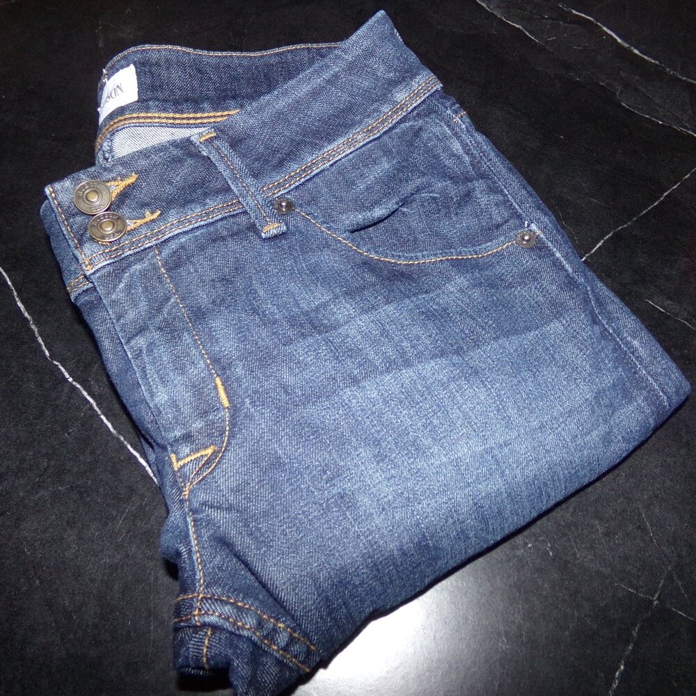 Hudson Jeans USED Collin Flap Skinny Jeans Size 28 Dark Blue